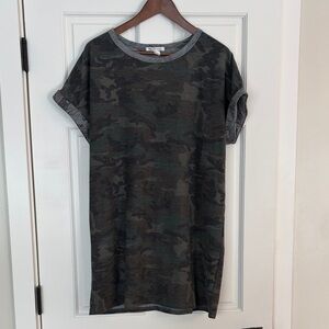 Caution To The Wind Camouflage Mini Dress